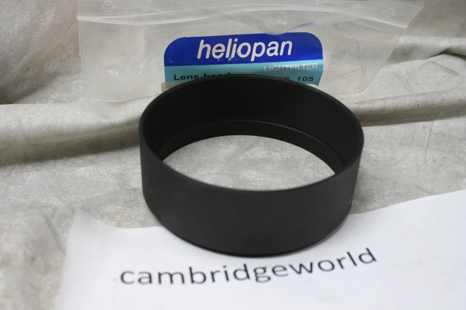  Heliopan 82mm LENS HOOD LENS SHADE METAL LONG NEW GENUINE ORIGINAL in BOX  - Image 1 of 2