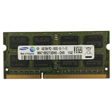 4 GB RAM Samsung DDR3-1333 MHz PC3 10600 SODIMM 204-pin Laptop Memory