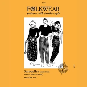 Unisex Sarouelles | Paper Sewing Pattern | Folkwear (S-2XL) - Picture 1 of 5