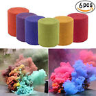 6XMulti-Colours Smoke Effect Cake Shows Bomb Stage Party Photography Aiding Toys