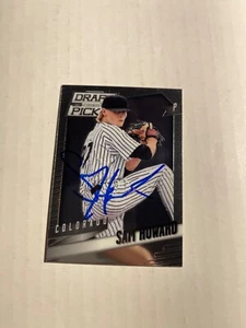 Colorado Rockies SAM HOWARD Signed Card - Picture 1 of 1