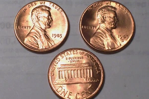 1985-P,D @ Nice Unc. set of Lincoln Memorial Pennies.!! {From rolls} - Picture 1 of 1
