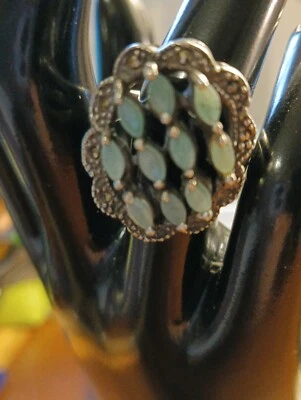 ANELLO ARGENTO E GIADA - Immagine 1 di 4