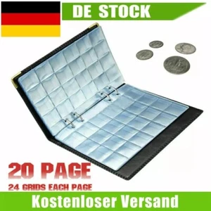 Münzenalbum Münzalbum Für 2-Euro Münzen Alben Münzblätter Sammelalbum 480tlg~ - Bild 1 von 10