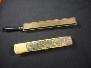 Afilador de bloques de afeitar recto de colección con mango, caja original - Imagen 1 de 3