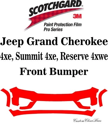 3M Scotchgard Paint Protection Film Pro Series 2023 2024 Jeep Grand Cherokee 4xe - Изображение 1 из 3