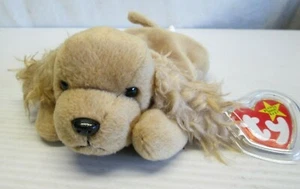 TY BEANIE BABY "SPUNKY THE COCKER SPANIEL" 1-14-97 ERRORS - Picture 1 of 12
