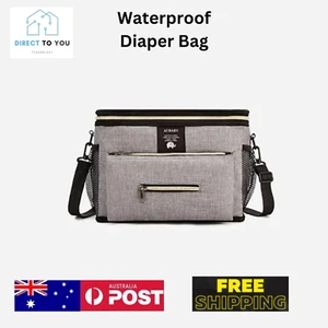 Waterproof Diaper Bag Large Capacity Mommy Travel Bag Multifunctional Maternity - Picture 1 of 10