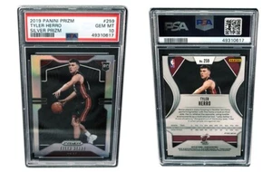 2019-20 Tyler Herro Panini Prizm Miami Heat Silver Prizm Rookie RC Card PSA 10 - Picture 1 of 1
