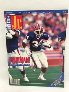 Thurman Thomas Tuff Stuff Jr. Magazine January 1992 Issue with Cards and Poster - Picture 1 of 4