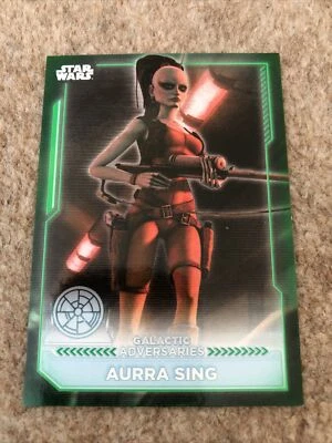Star Wars Battle Plans: Green Parallel Adversaries Insert Card GA-30 (29/99)  - Image 1 of 2