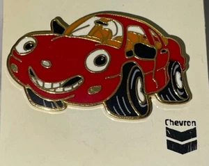 Chevron Cars Tony Vintage Turbo Techron Lapel Hat Pin YS-82 - Picture 1 of 4