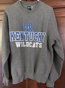 Sudadera de Colección Equipo para Deportes Grande Algodón Universidad de Kentucky Gatos Salvajes M Gris - Imagen 1 de 7