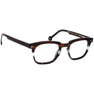 l.a.Eyeworks Occhiali Baby Melt 961 Houdini Montatura Quadrata Marrone Giappone 46-20 140 - Foto 1 di 6