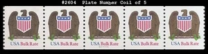 USA3 #2604 MNH PNC5 Pl #S11111 low gloss gum Eagle & Shield - Picture 1 of 1