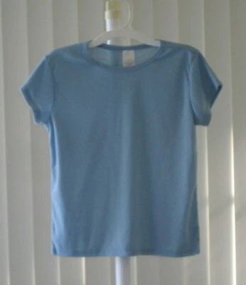 Sleep Shirt Pajama Top Short Sleeve Light Blue NWOT Size 14 - Image 1 of 2