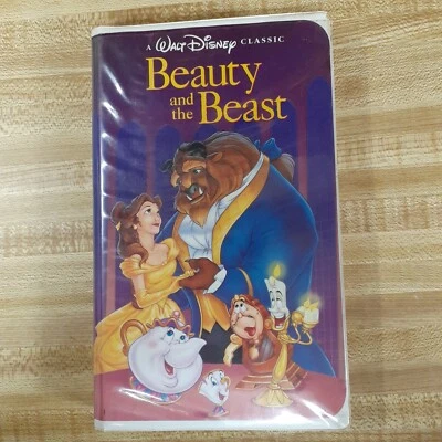 Beauty and the Beast VHS Christmas Lead 1992 Disney Classics BLACK DIAMOND Belle - Image 1 of 4