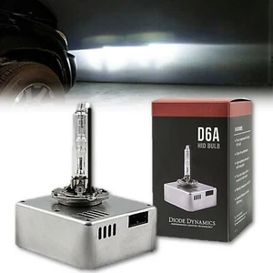 Diode Dynamics D6A 6000K HID Headlight White Quartz Light 35W 12V Bulb Lamp EACH - Picture 1 of 10