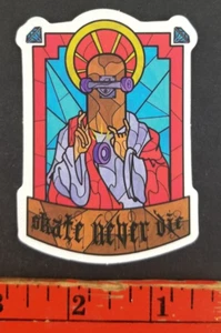 Jesus Skate Or Die Skateboard Sticker Card - Picture 1 of 2