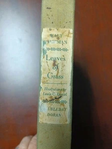 Leaves Of Grass Walt Whitman Lewis C. Daniel Illustrated Edition 1940 Doubleday - Picture 1 of 6