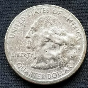 25 cent coin 2002 p,mint error - Picture 1 of 4