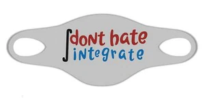 Ne Déteste Pas Intégrer Math Drôle Blague Élégant Respirer Masques De Protection - Imagen 1 de 1