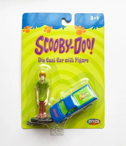 2004 Scooby Doo Diecast Car & Shaggy Action Figure - New In Package - Joyride Cover