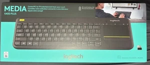 Logitech K400 Plus Wireless Keyboard for PC/TV/Laptop w/Touchpad Plus Receiver - Picture 1 of 2