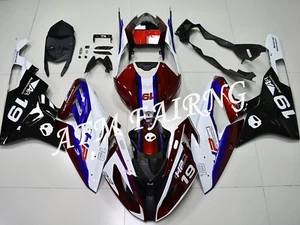White Red HP4 ABS Injection Mold Bodywork Fairing Kit for BMW S1000RR 2015-2016 - Picture 1 of 7