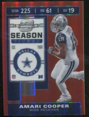 2019 Panini Contenders Optic Red #49 Amari Cooper 037/199 !! - Image 1 of 2