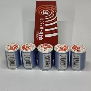 Fujix Ltd. Tire 100% Silk Sewing Thread Blue Number 27 French Blue 5-Pack New - Picture 1 of 9
