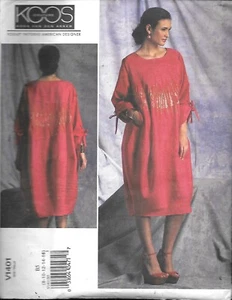 Vogue #V 1401 Koos Van Den Akker Couture Dress - Size 8-16 - UNCUT - Picture 1 of 2