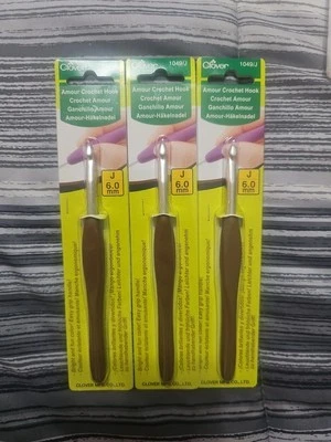 Nuevo/Sellado Trébol 1049/J Gancho de Ganchillo Amour-Tamaño J10/6mm (3Pk) Envío Gratis Foto 1 de 4