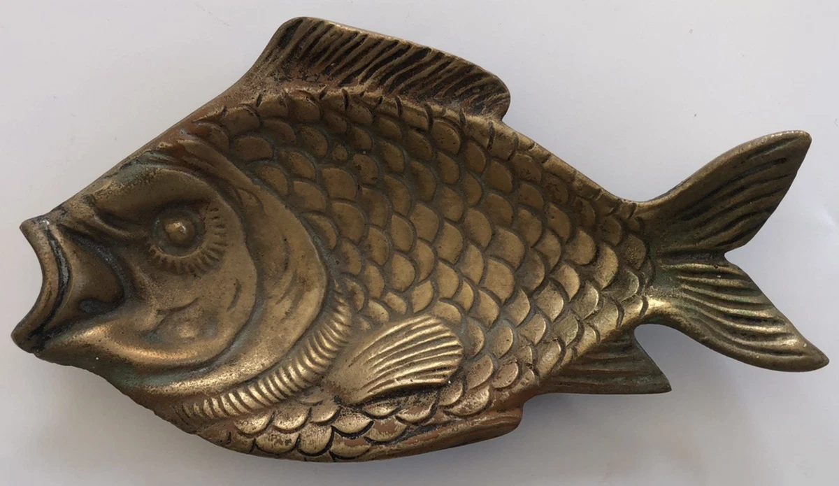 brass fish ashtray products for sale | eBay
