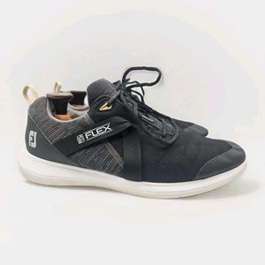Mens Footjoy Flex Black Golf Shoe Size 12 M - Picture 1 of 7