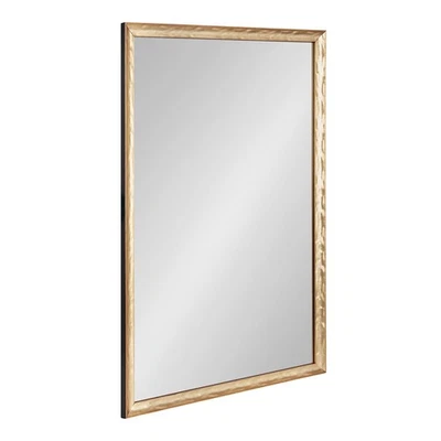 Espejo de pared rectangular de transición Illiona; 24 x 36; dorado; moderno glamour rectántico... Foto 1 de 4