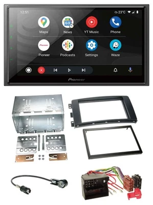 Pioneer USB 2DIN DAB MP3 Bluetooth Autoradio für Smart ForTwo 07-10 ForFour 04-0 - Bild 1 von 4