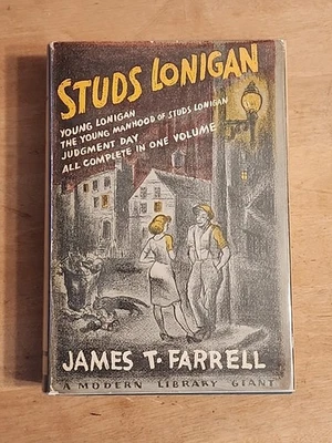 Studs Lonigan Trilogy, 1938 HC/DJ, Modern Library Giant G41, James T. Farrell - Image 1 of 4