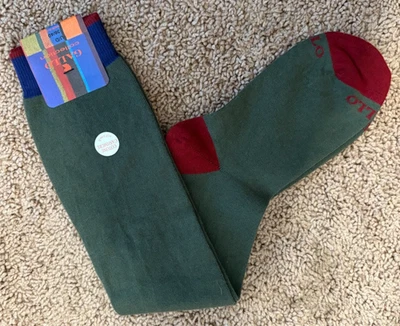 Men’s Cashmere Blend Dress Socks Gallo Collection Italy NWT Green M FREE SHIP - Image 1 of 4