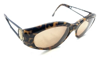 Gafas de sol Fendi FS 143 Tiger negras marrones doradas marcos 140 Italia diseñador mujeres Foto 1 de 4