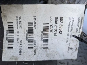 AC Compressor Fits 14-18 FORESTER 1034948 - Picture 1 of 12
