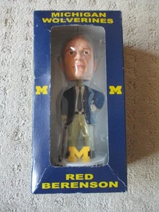 Red Berenson Bobble Head Michigan Wolverines Hockey Bobblehead With Box U of M - Bild 1 von 8