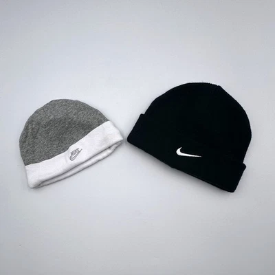 Nike Infant Beanie Logo Swoosh One Size - Set of 2 - Image 1 of 4