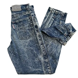 Vintage Levi’s Acid Washed Barrel Leg Jeans 29x34 - Bild 1 von 12