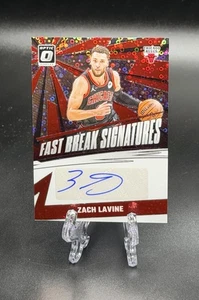 2024-25 Panini Donruss Optic Fast Break Signatures Zach LaVine Bulls Autograph - Bild 1 von 2