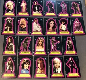 1978 Battlestar Galactica Topps Sticker Karten Set 22 Sticker Karten TV Film - Bild 1 von 1