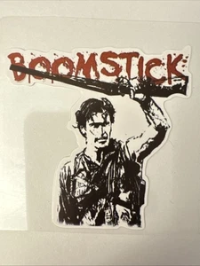 EVIL DEAD HORROR STICKER BOOM STICK, EVIL DEAD BOOK OF THE DEAD NECRONOMACON - Imagen 1 de 1