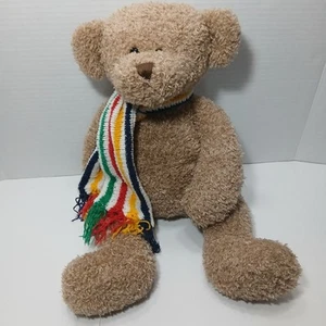 Keswick Plush Bear Hbc Hudson Bay Company 2006 Stuffed Animal Striped Scarf - Foto 1 di 5