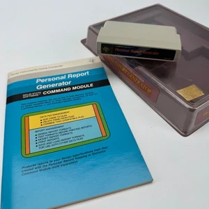Texas Instruments Personal Report Generator Command Module TI-99/4A SS Software - Picture 1 of 5