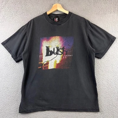 Camiseta de Colección Bush Band Estampado Gráfico Grande Años 90 Rock Concierto Gira Mercancía Foto 1 de 4